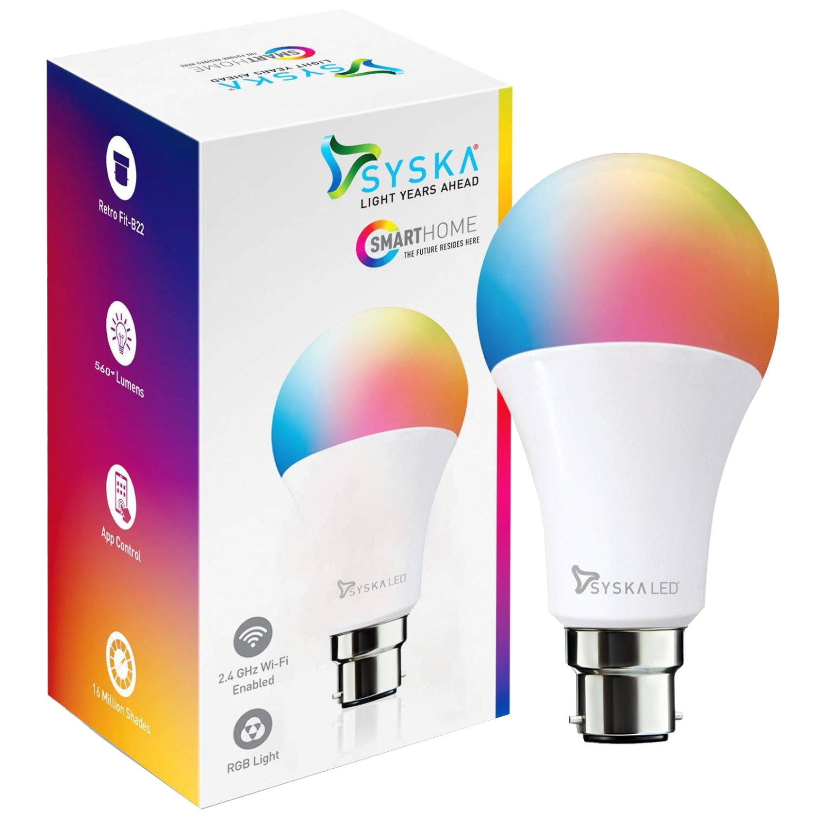 Buy Syska 7 Watts Electric Powered LED Bulb SSK SMW 7W C White